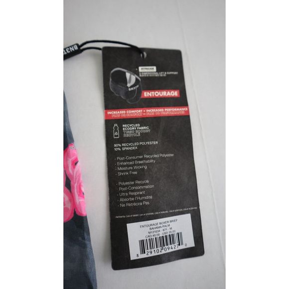 BN3TH M121034 671 Men's Sz M (32-34) Bahama Palm Print Entourage Boxer Briefs - Picture 6 of 7